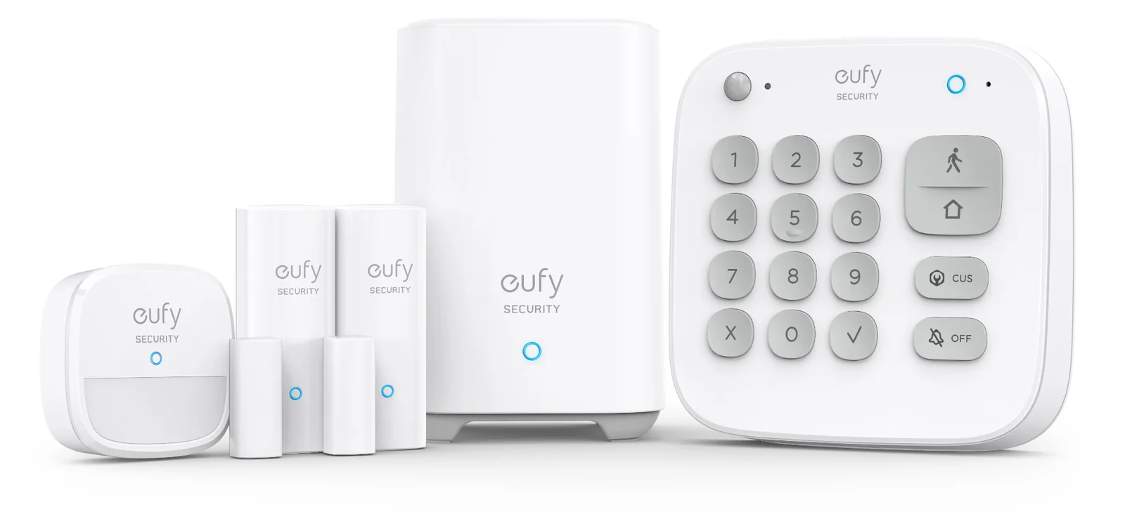 Anker eufy Security 5-Piece hälytysjärjestelmän aloituspaketti – HomeBase 2, näppäimistö, liiketunnistin ja ovi/ikkuna-anturit